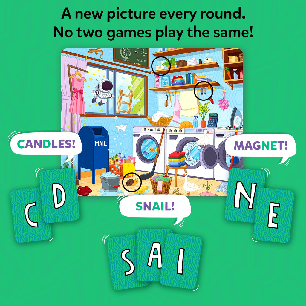 Skillmatics Who Saw What 60-Second Memory Game for Kids