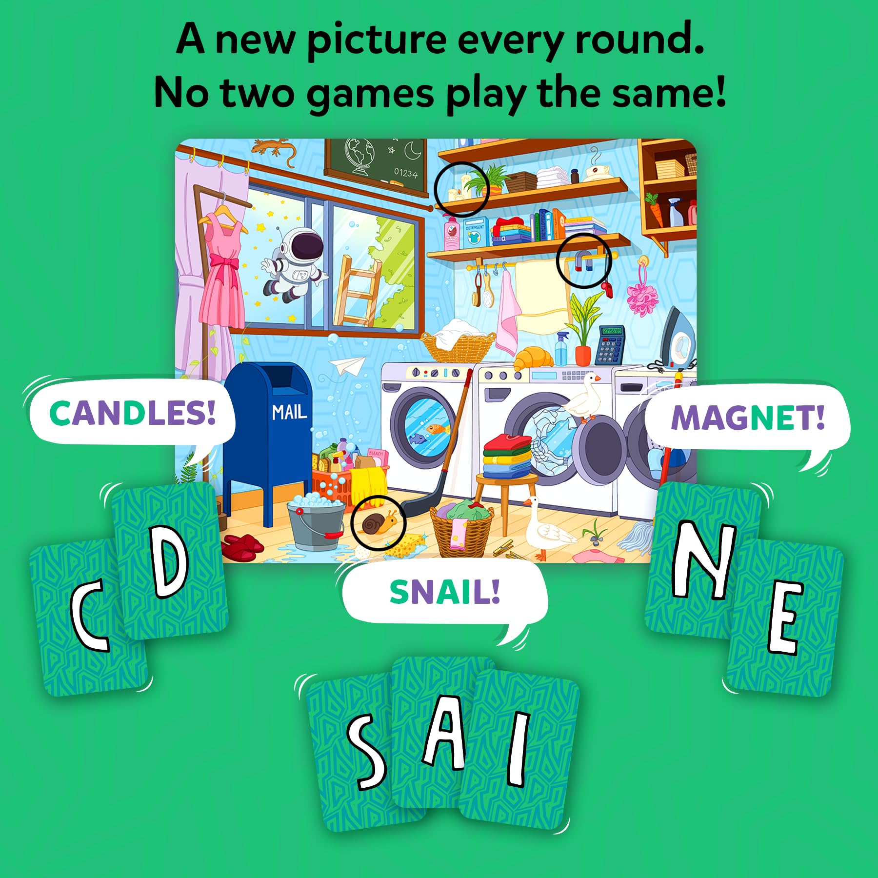 Skillmatics Who Saw What 60-Second Memory Game for Kids