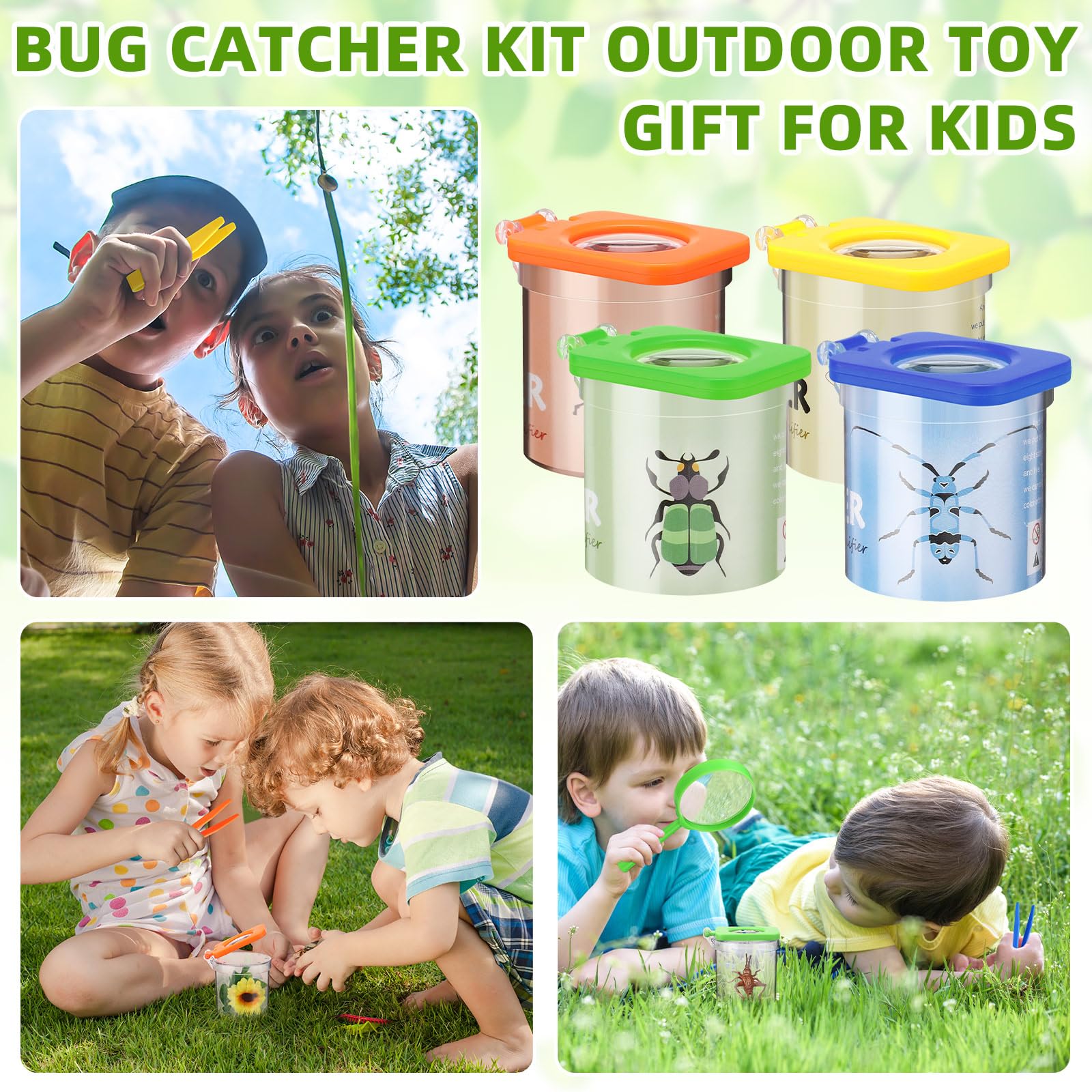 Halloscume Insect Bug Viewer and Catcher Kit for Kids