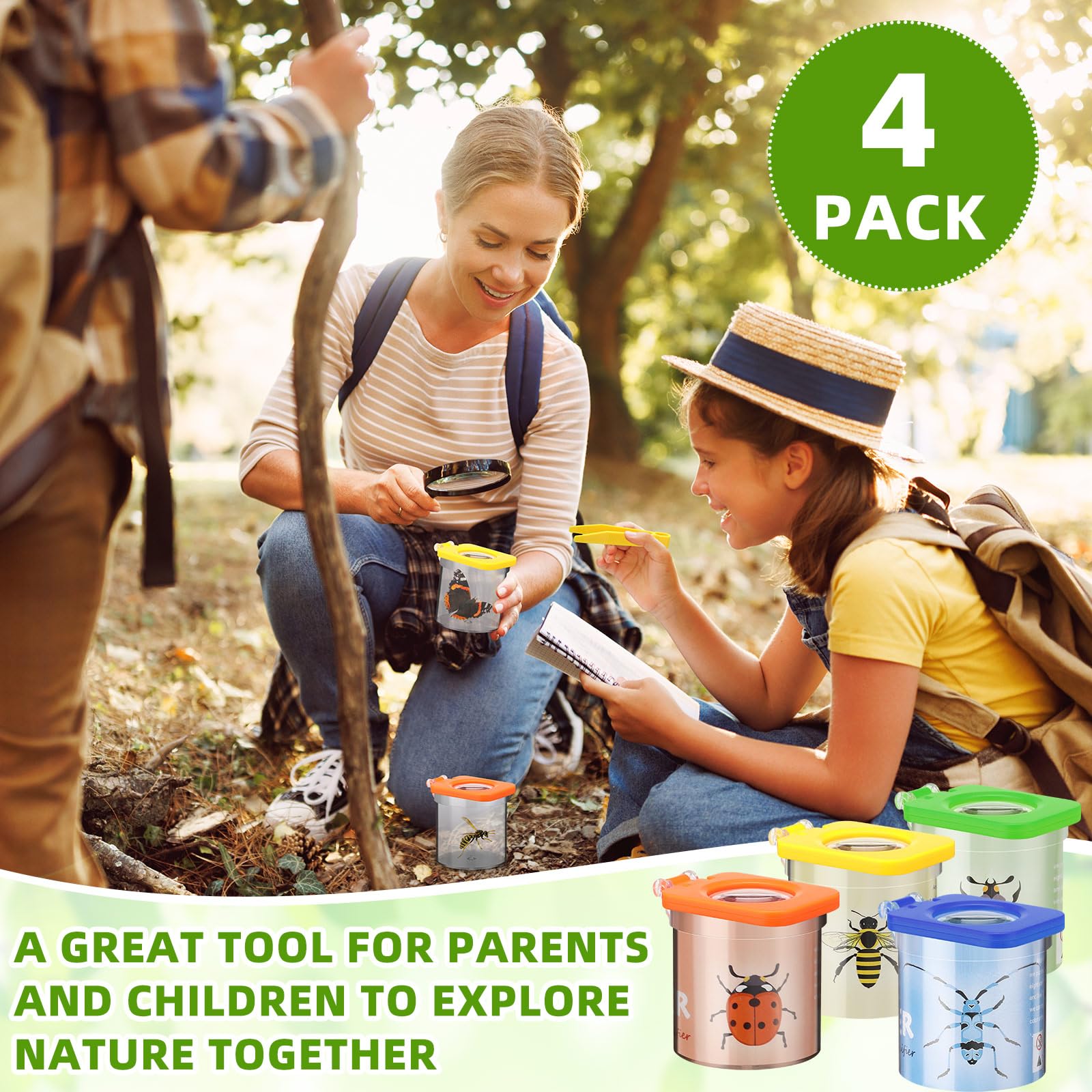 Halloscume Insect Bug Viewer and Catcher Kit for Kids