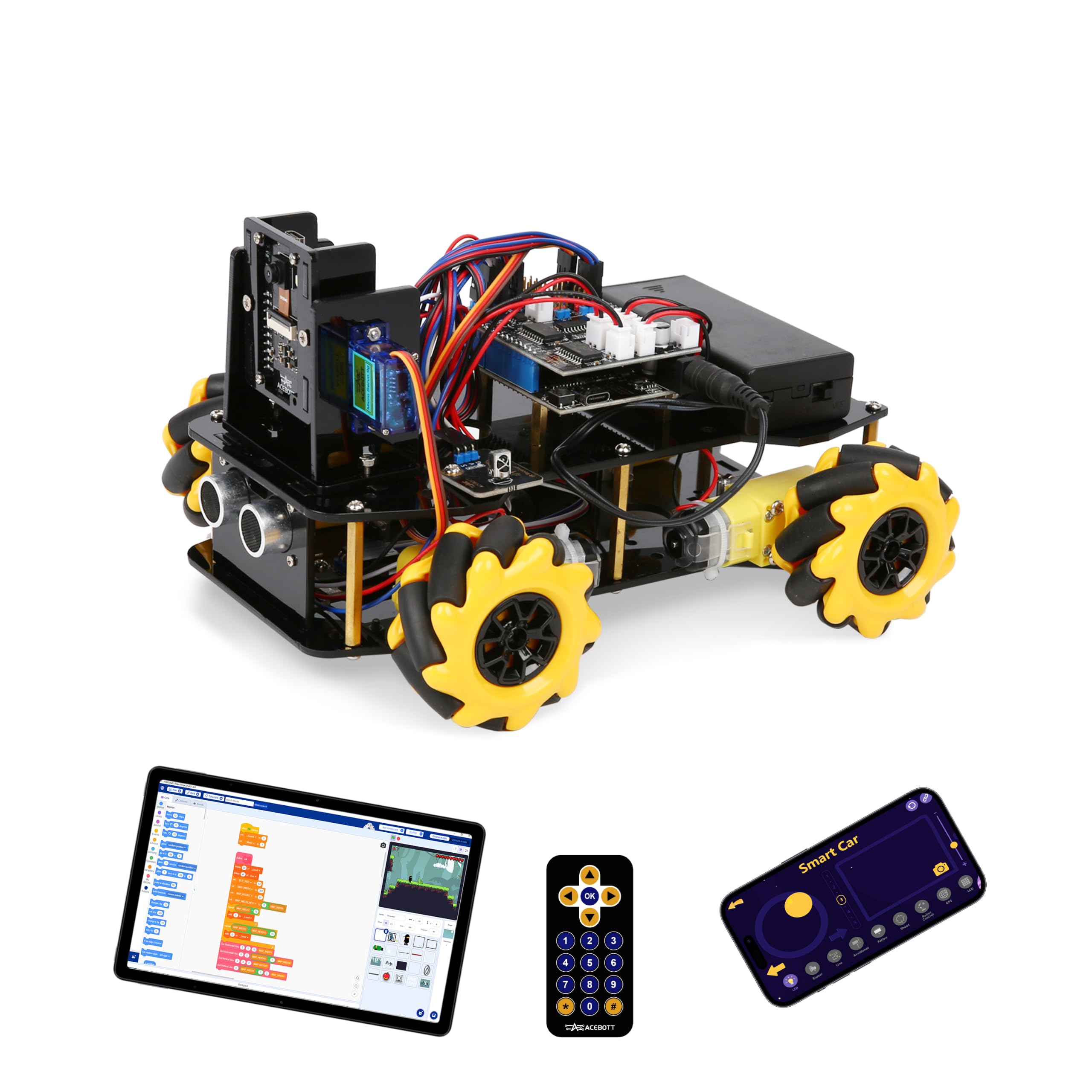 ACEBOTT Arduino Robot Kit with App and Remote Control