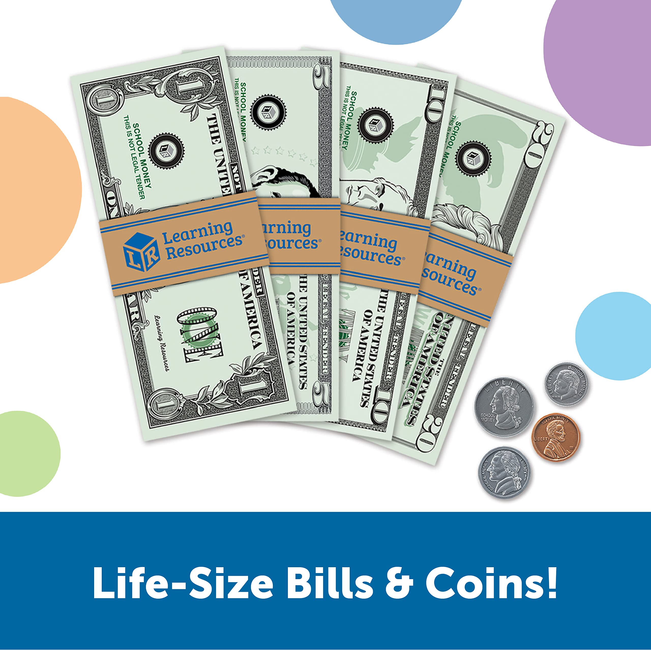 Learning Resources American Dollar Educational Money Set