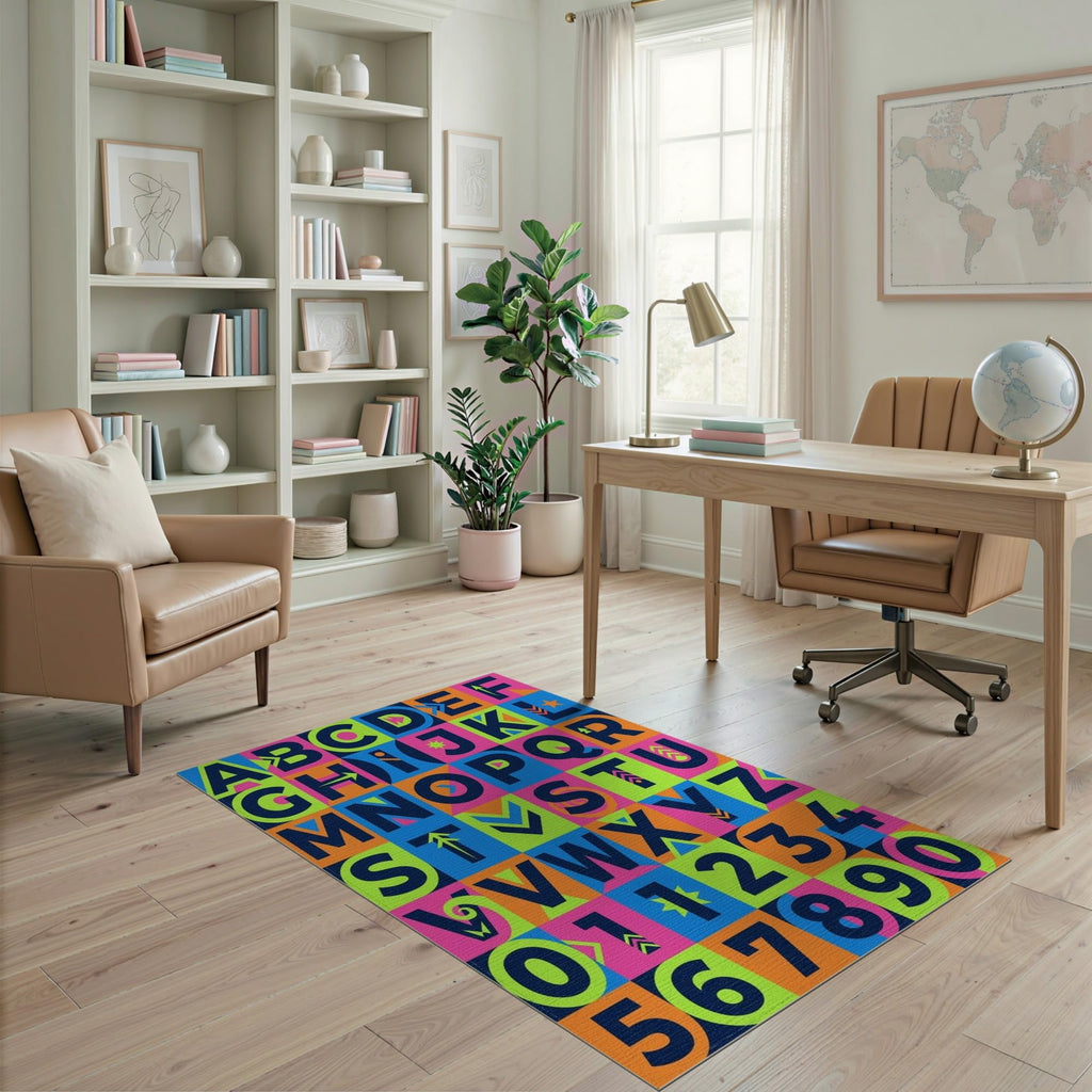 ODIKA Washable Non-Slip Stain-Resistant Area Rug