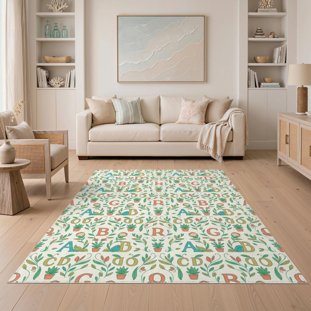 ODIKA Washable Non-Slip Stain-Resistant Area Rug