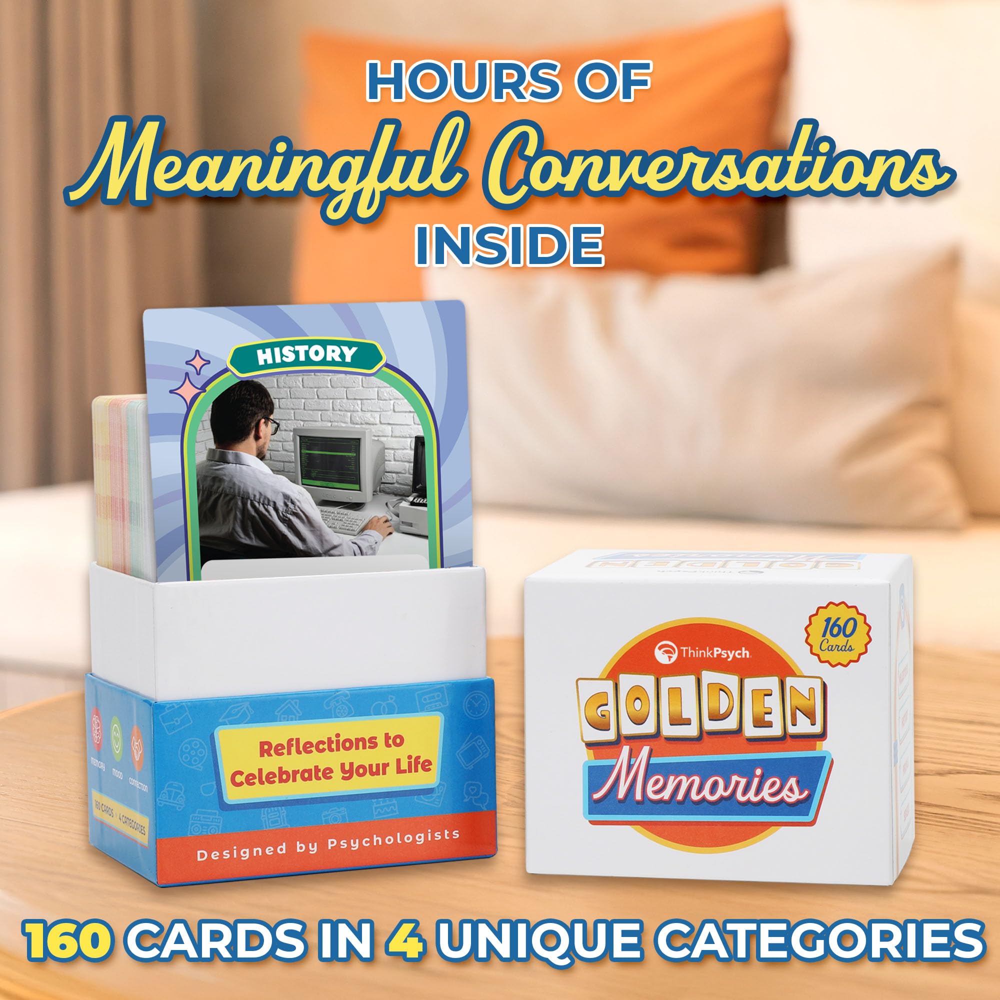 ThinkPsych Golden Memories Conversation Game for Seniors