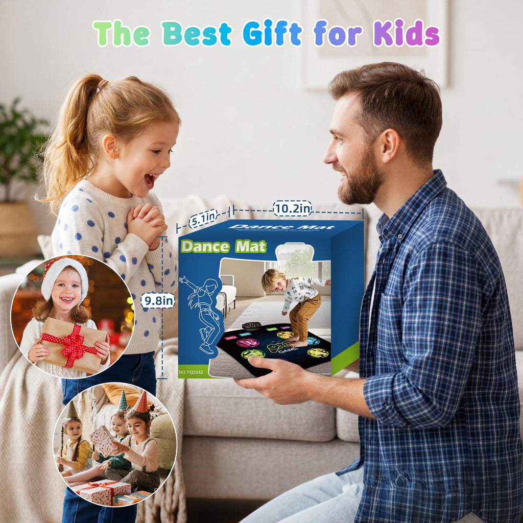 LZFYMXOK Bluetooth LED Dance Mat with Five Game Modes