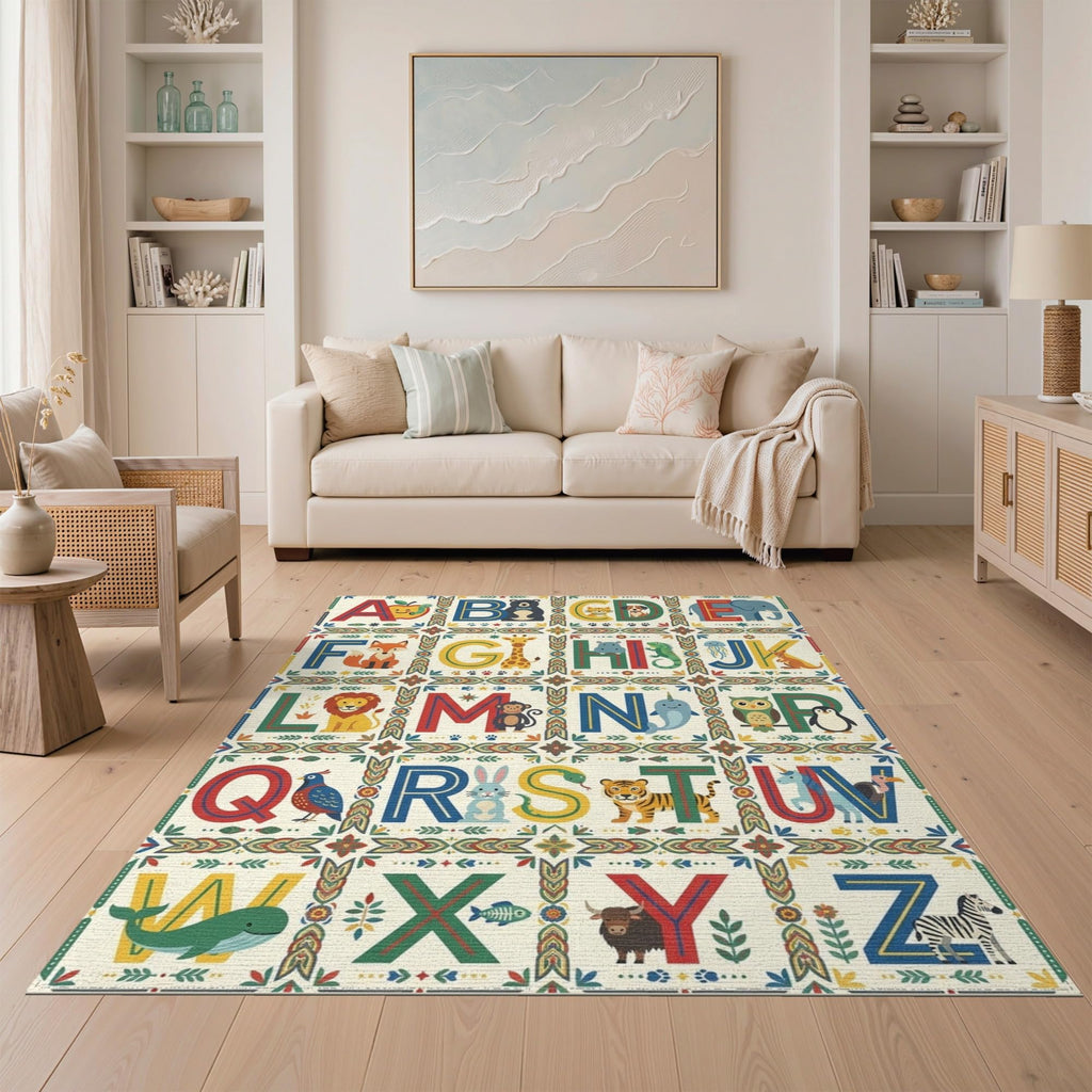 ODIKA Washable Non-Slip Stain-Resistant Area Rug