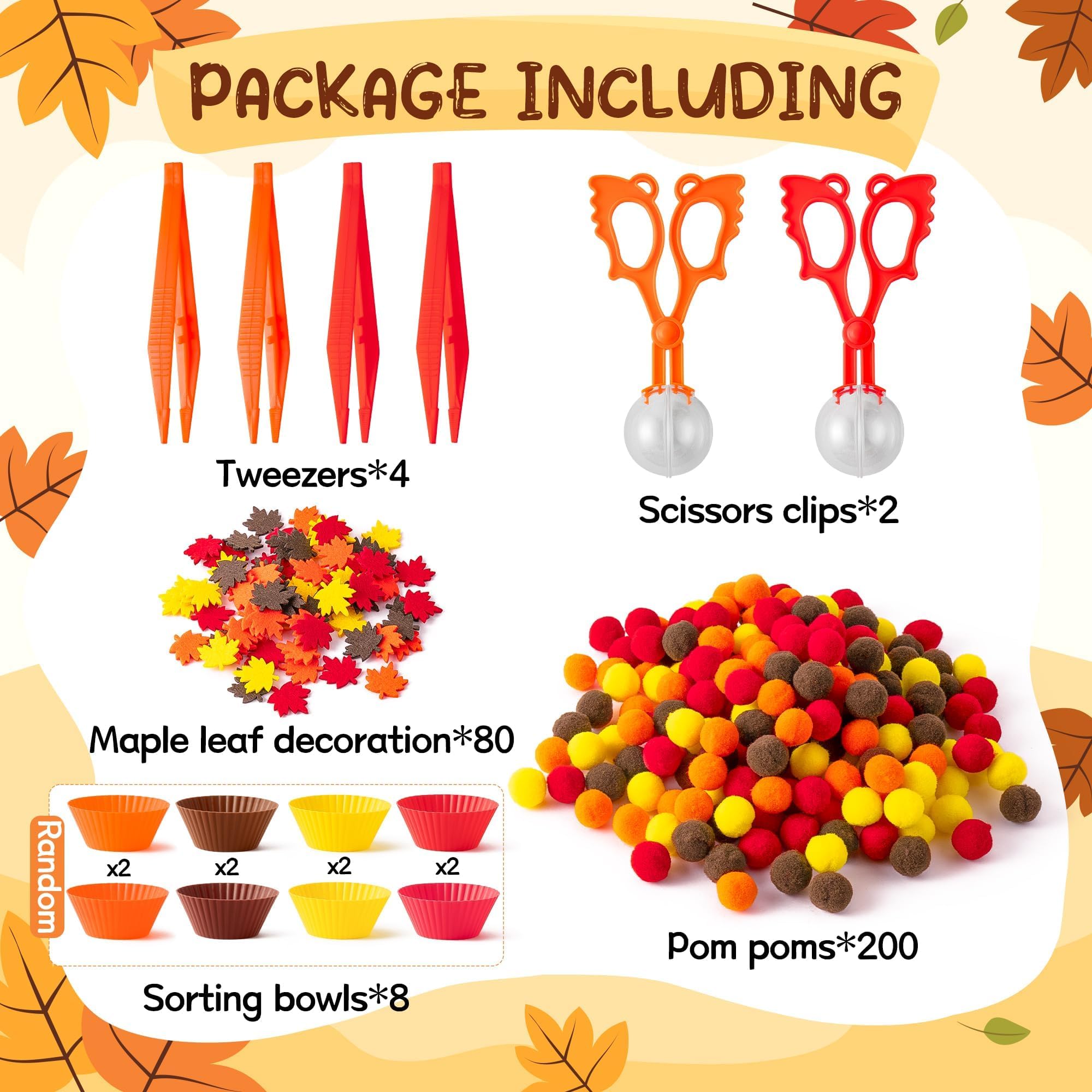 EZdhuawuse Sensory Bin Fillers for Fine Motor Play