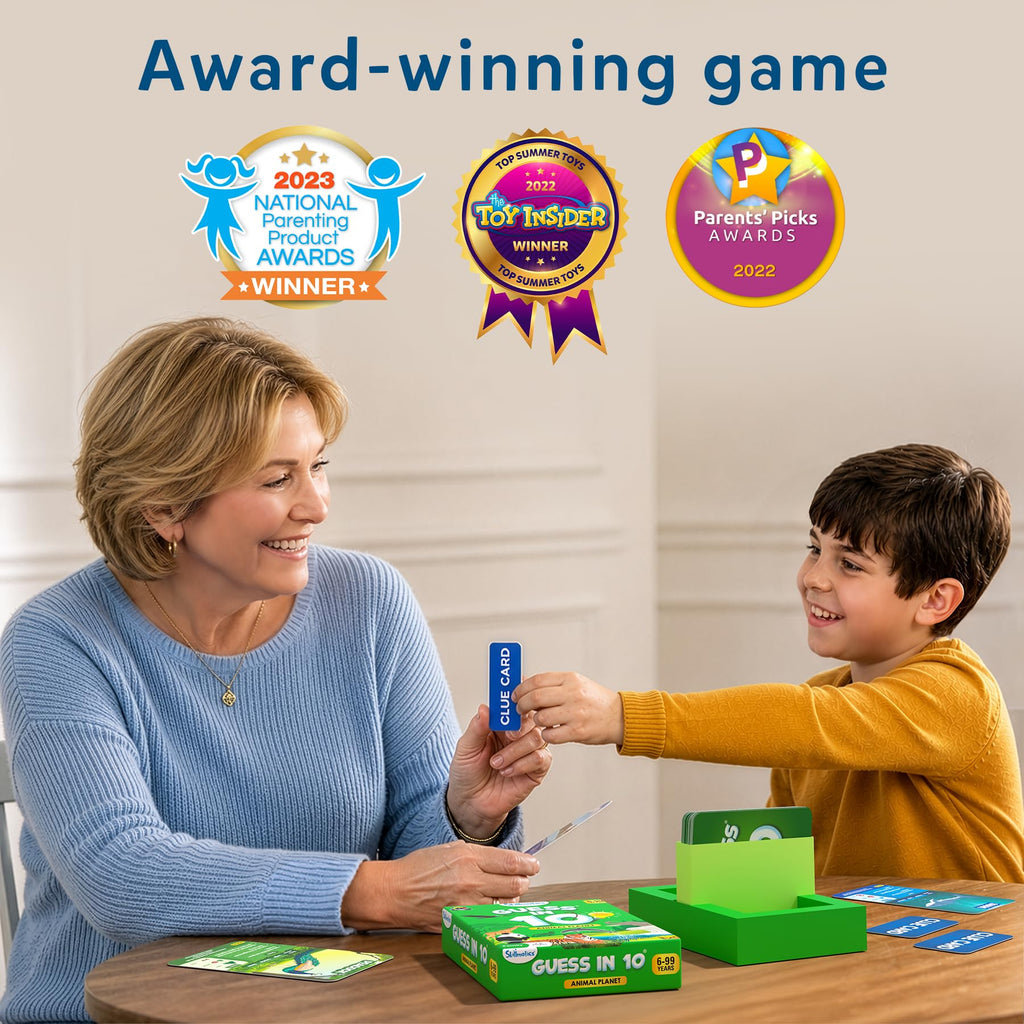Skillmatics Guess in 10 Smart Questions Travel Card Game