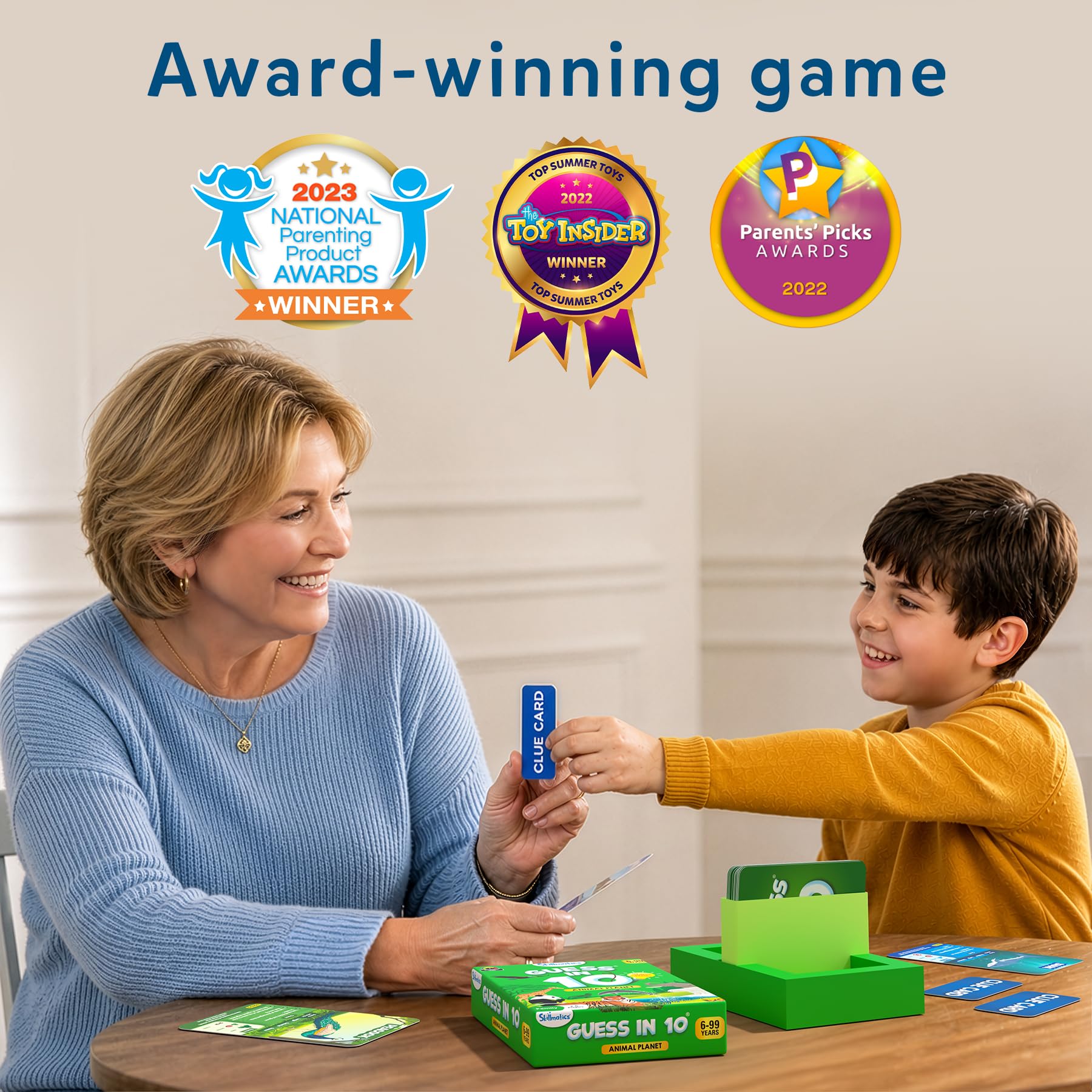 Skillmatics Guess in 10 Smart Questions Travel Card Game