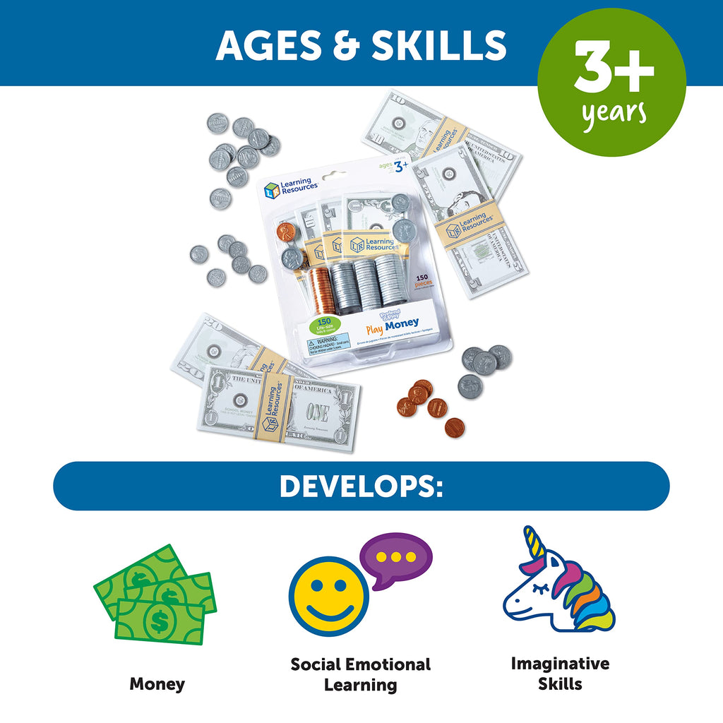 Learning Resources American Dollar Educational Money Set