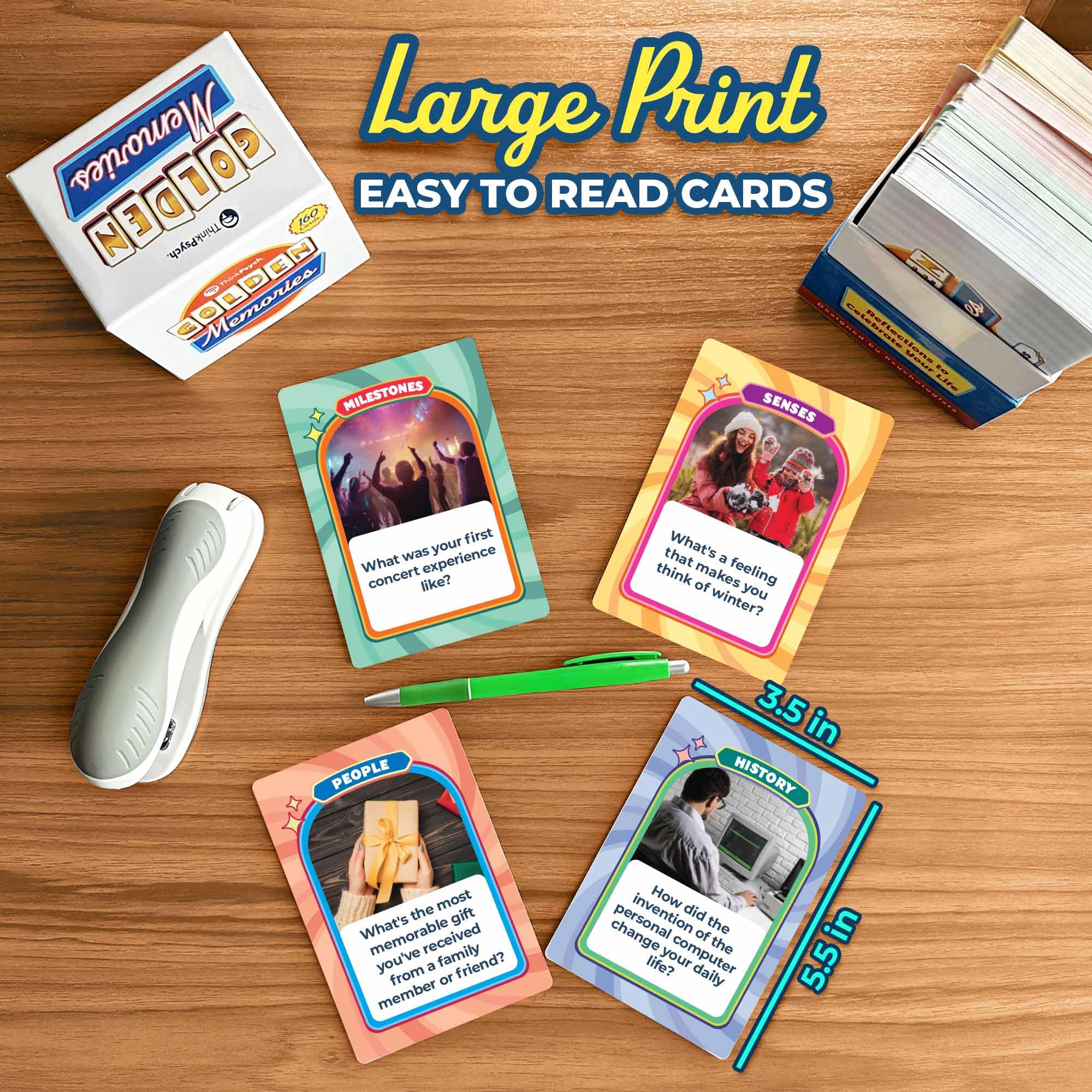 ThinkPsych Golden Memories Conversation Game for Seniors