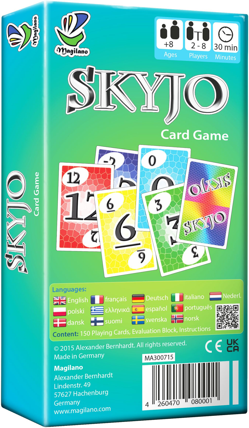 Magilano SKYJO Family Card Game for Kids and Adults
