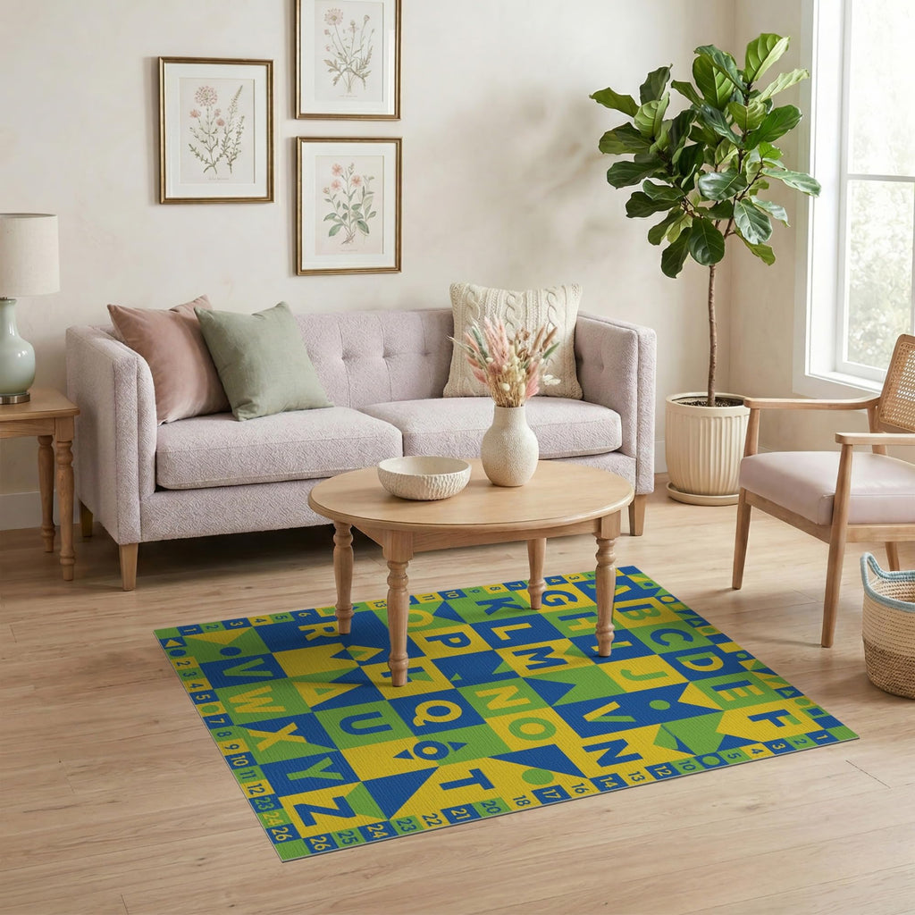 ODIKA Washable Non-Slip Stain-Resistant Area Rug