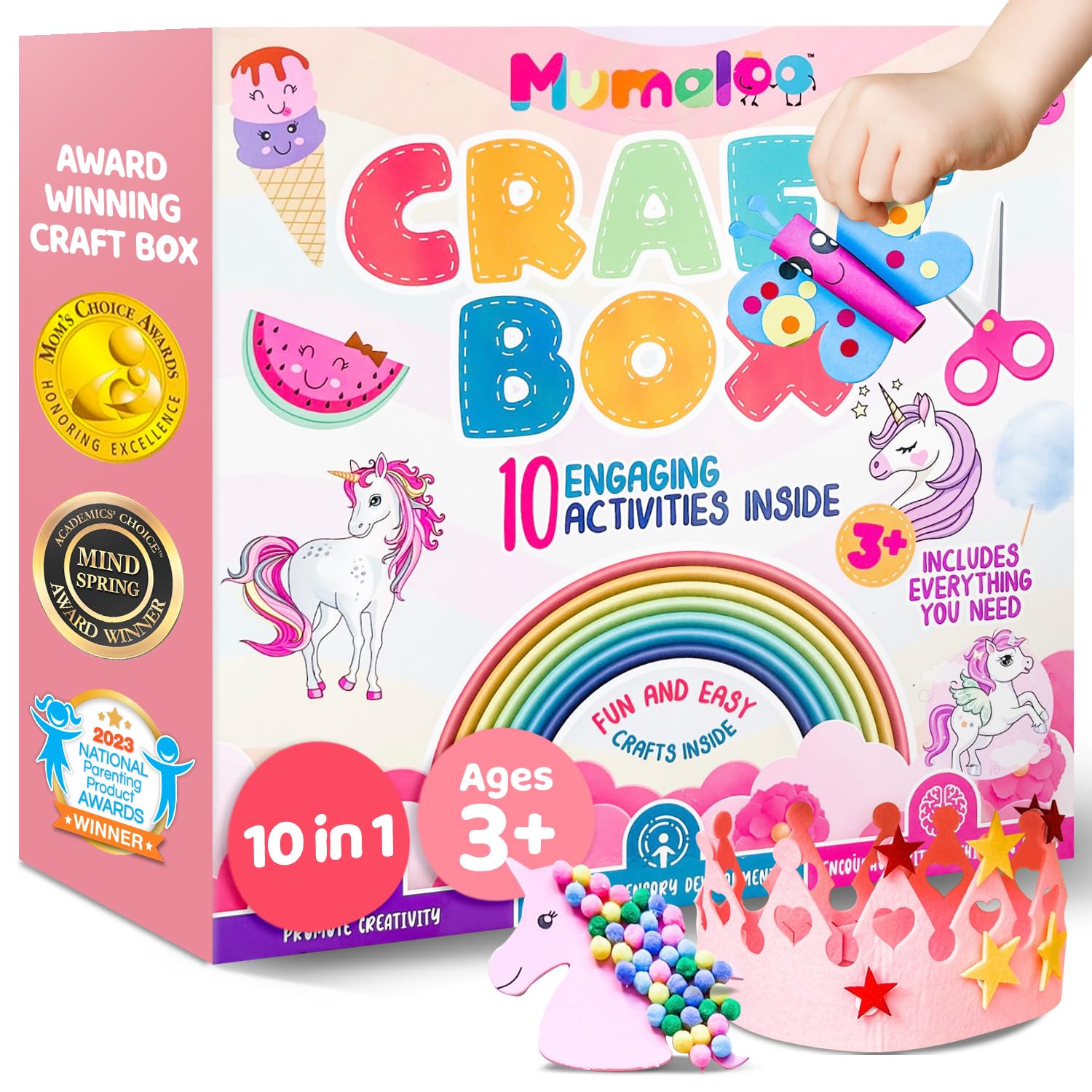 Mumaloo Kids Arts and Crafts Activity Kit for Creative Play