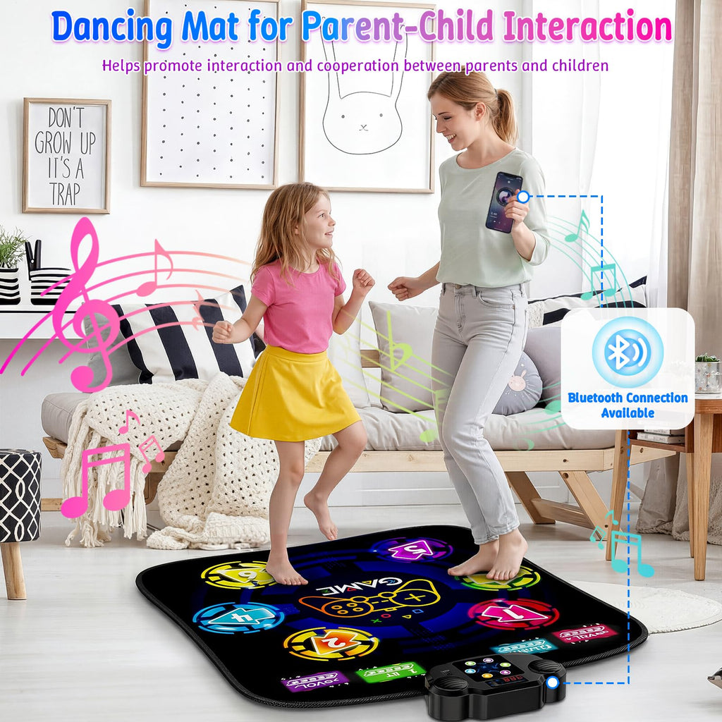 LZFYMXOK Bluetooth LED Dance Mat with Five Game Modes