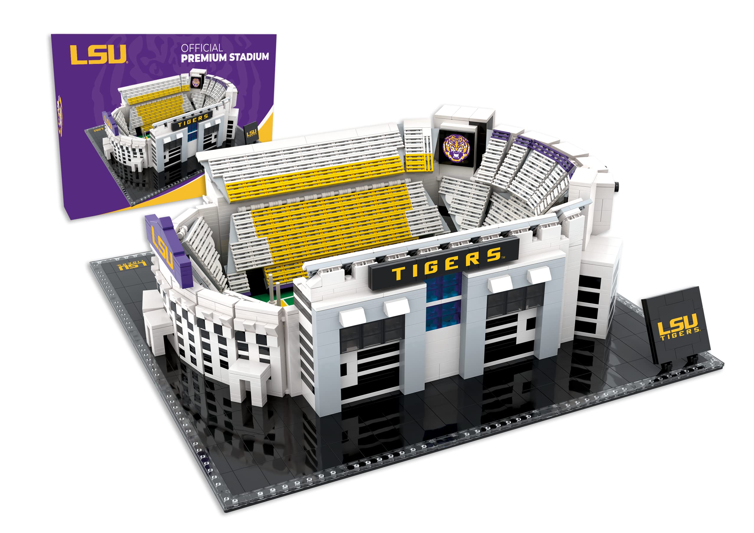 Pro-Lion LSU Tigers Stadium 2,298-Piece Building Kit