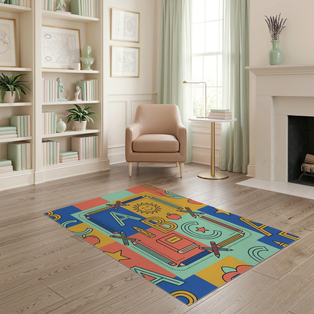 ODIKA Washable Non-Slip Stain-Resistant Area Rug