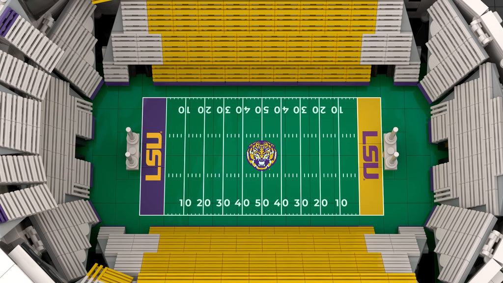 Pro-Lion LSU Tigers Stadium 2,298-Piece Building Kit
