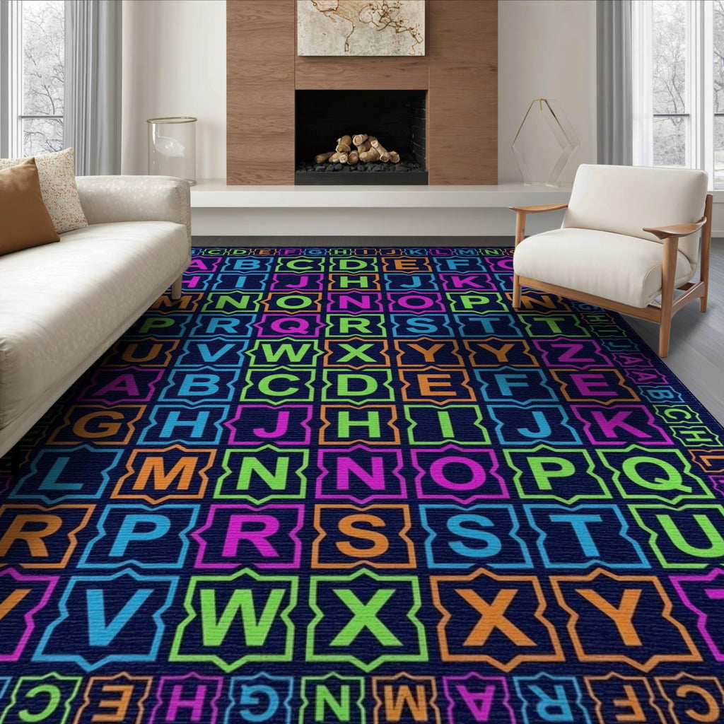 ODIKA Washable Non-Slip Stain-Resistant Area Rug