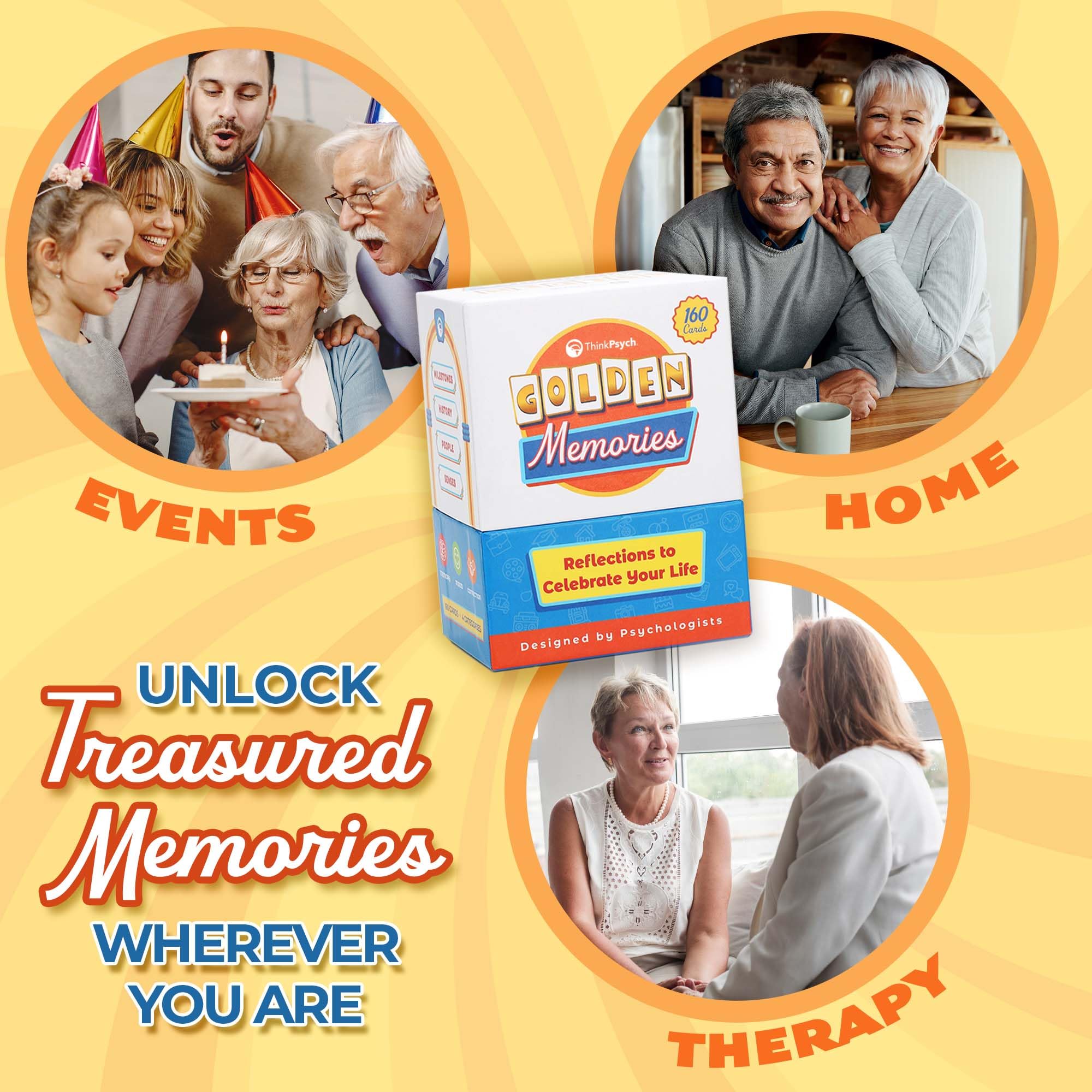 ThinkPsych Golden Memories Conversation Game for Seniors