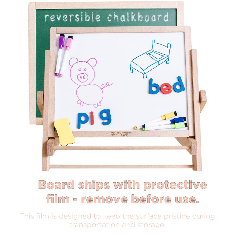 Montessori Writing and Reading Bundle with Alphabet Easel