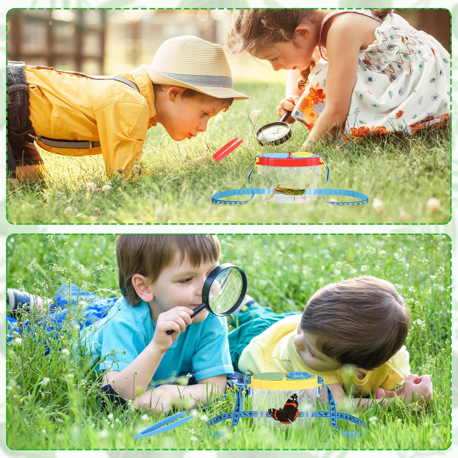 Halloscume Bug Catcher and Magnifying Viewer Kit for Kids