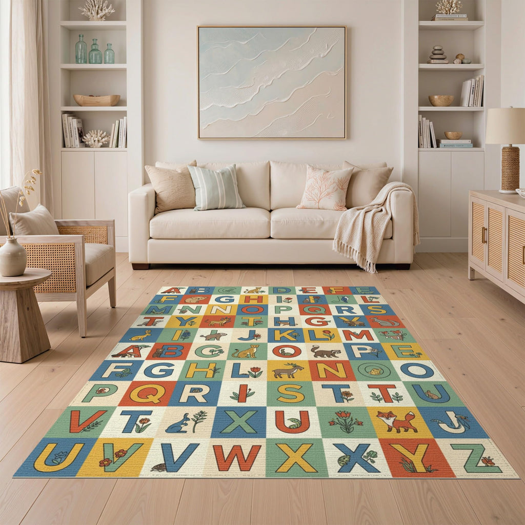 ODIKA Washable Non-Slip Stain-Resistant Area Rug