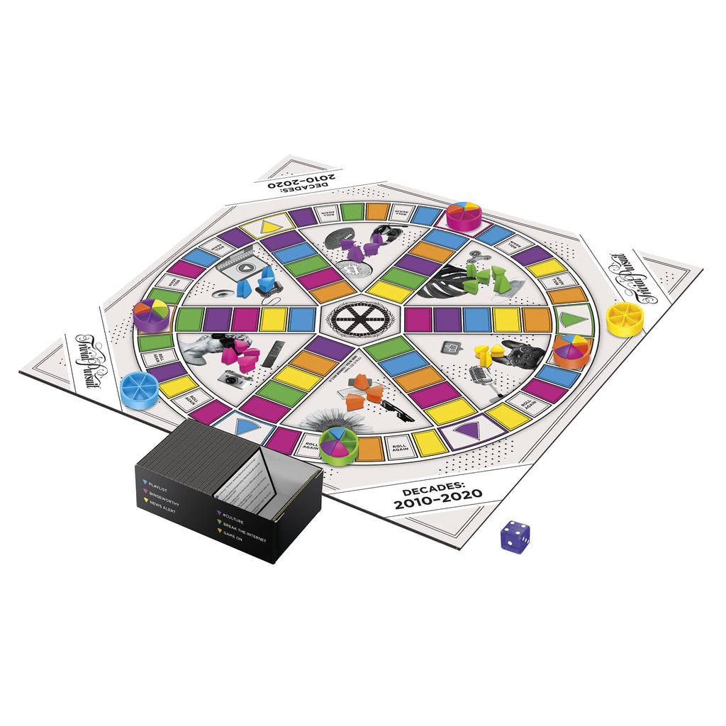 Trivial Pursuit Decades 2010–2020 Pop Culture Trivia Game