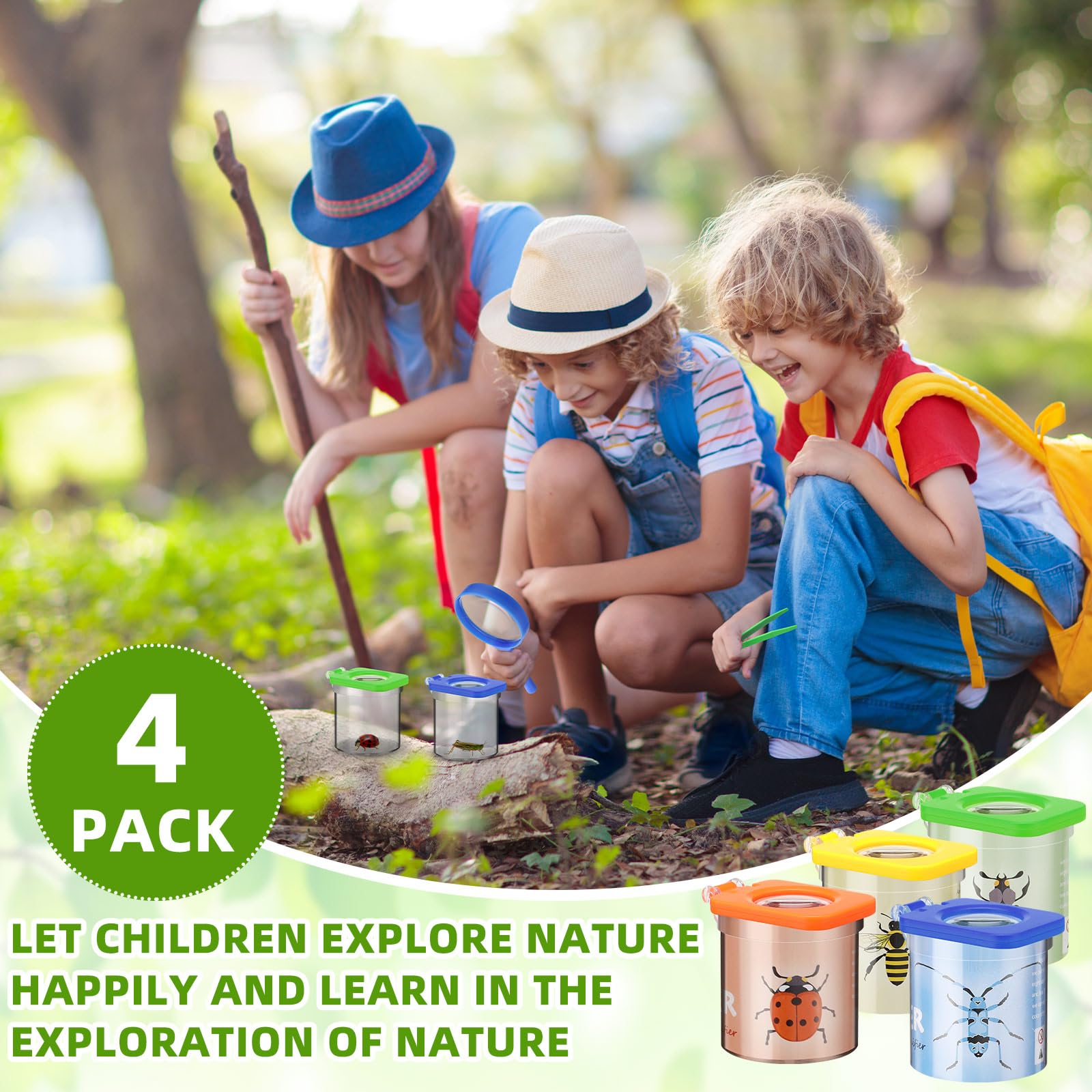 Halloscume Insect Bug Viewer and Catcher Kit for Kids