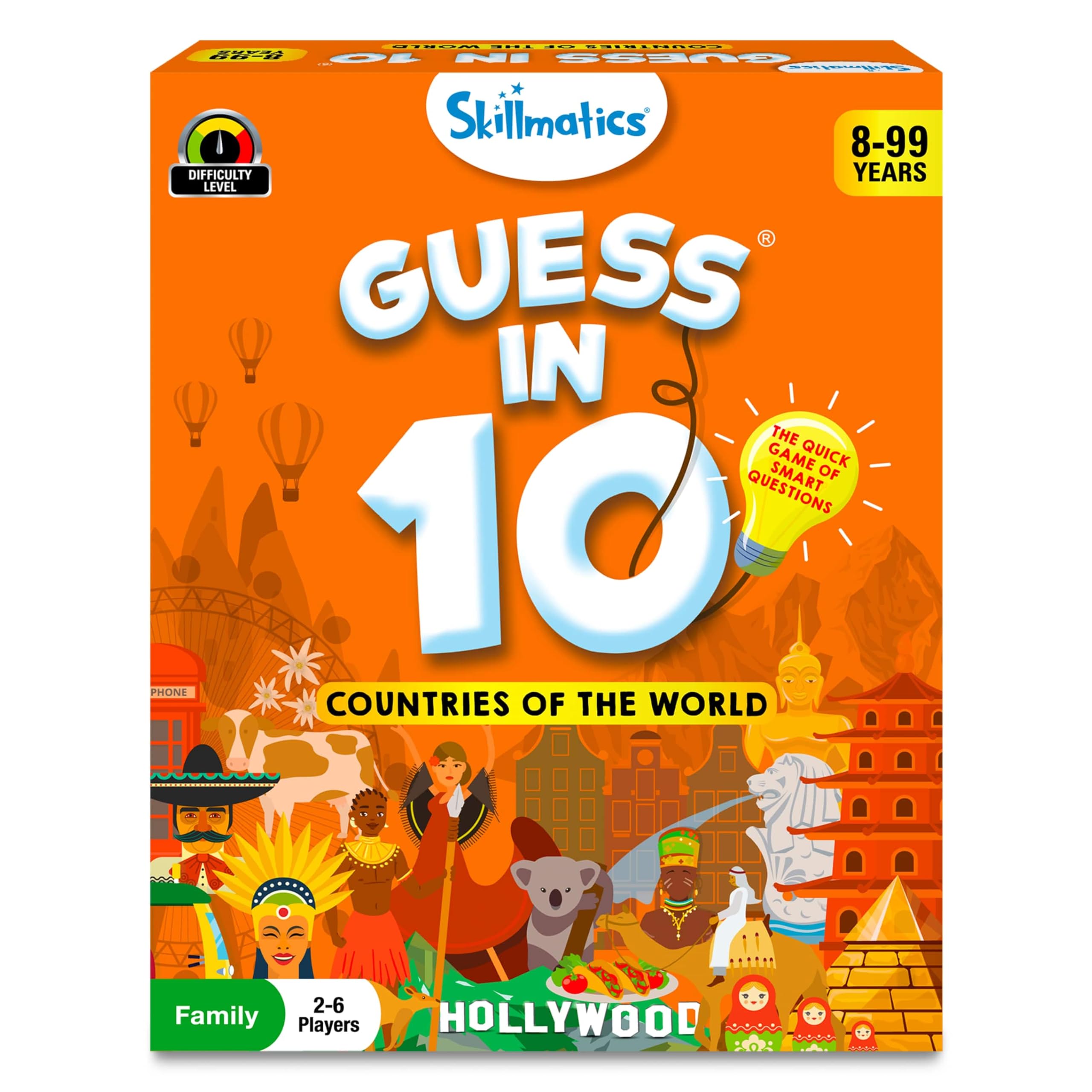 Skillmatics Guess in 10 Smart Questions Travel Card Game