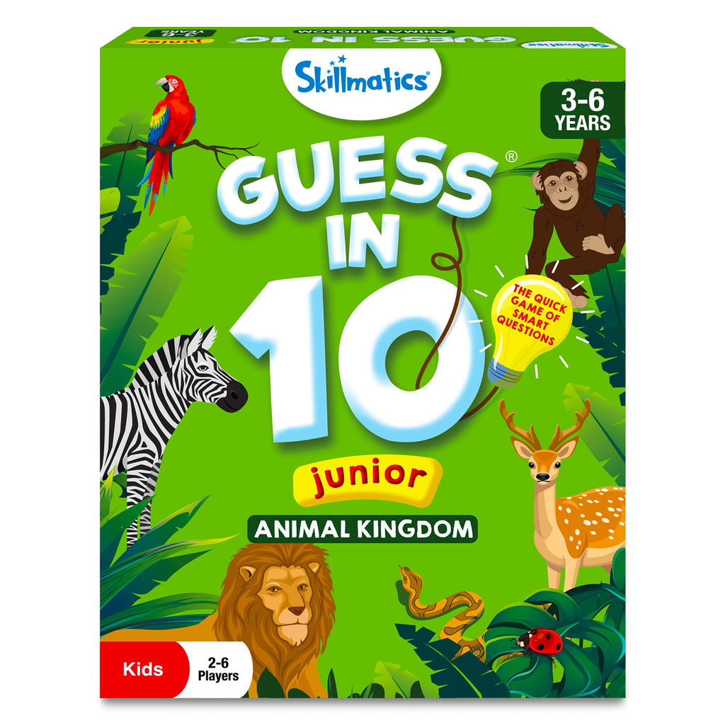 Skillmatics Guess in 10 Smart Questions Travel Card Game