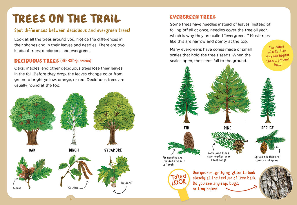 Backpack Explorer Nature Trail Activity Book for Kids