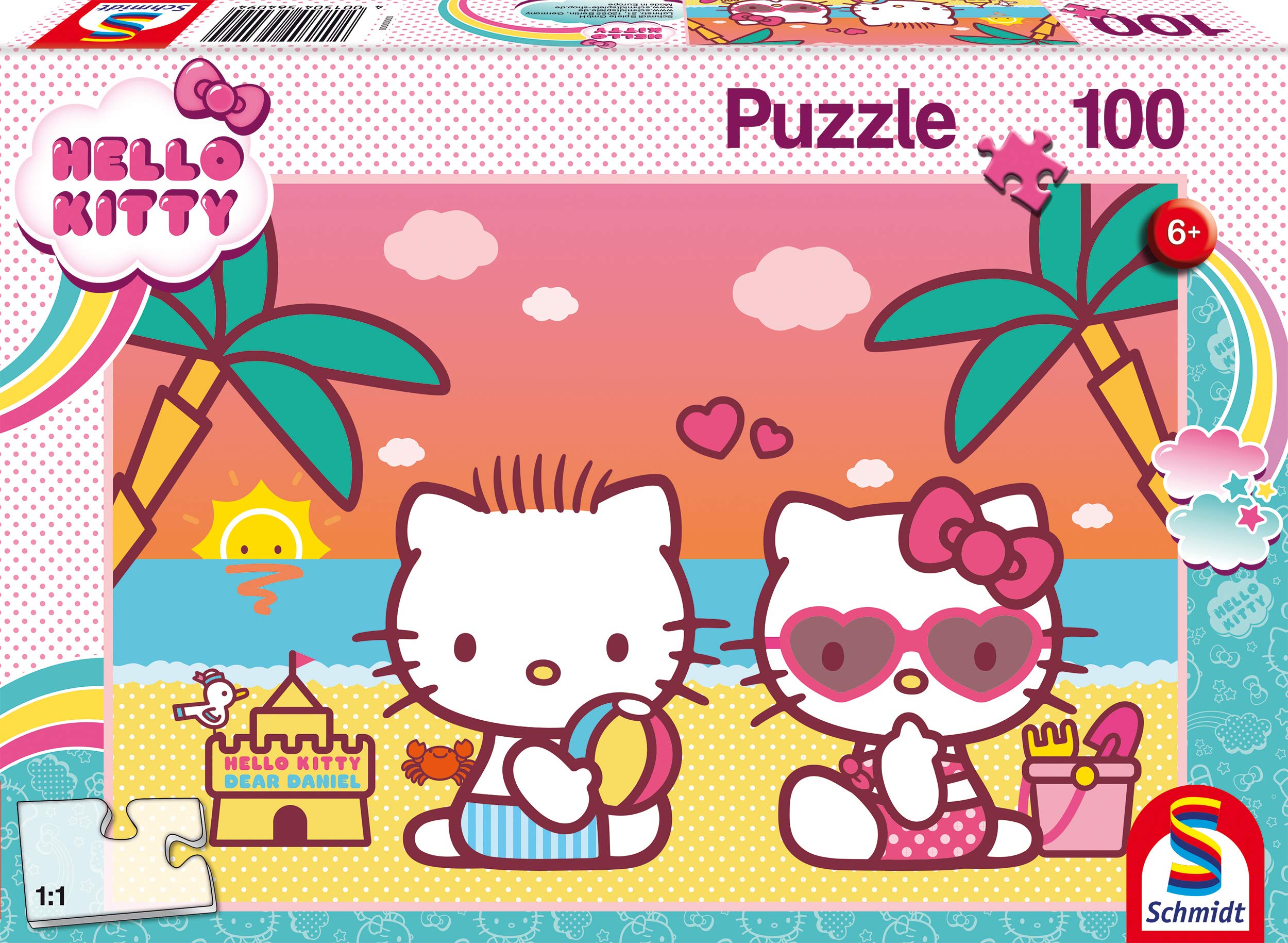 Schmidt Spiele Hello Bath Fun with Kitty 100-Piece Puzzle