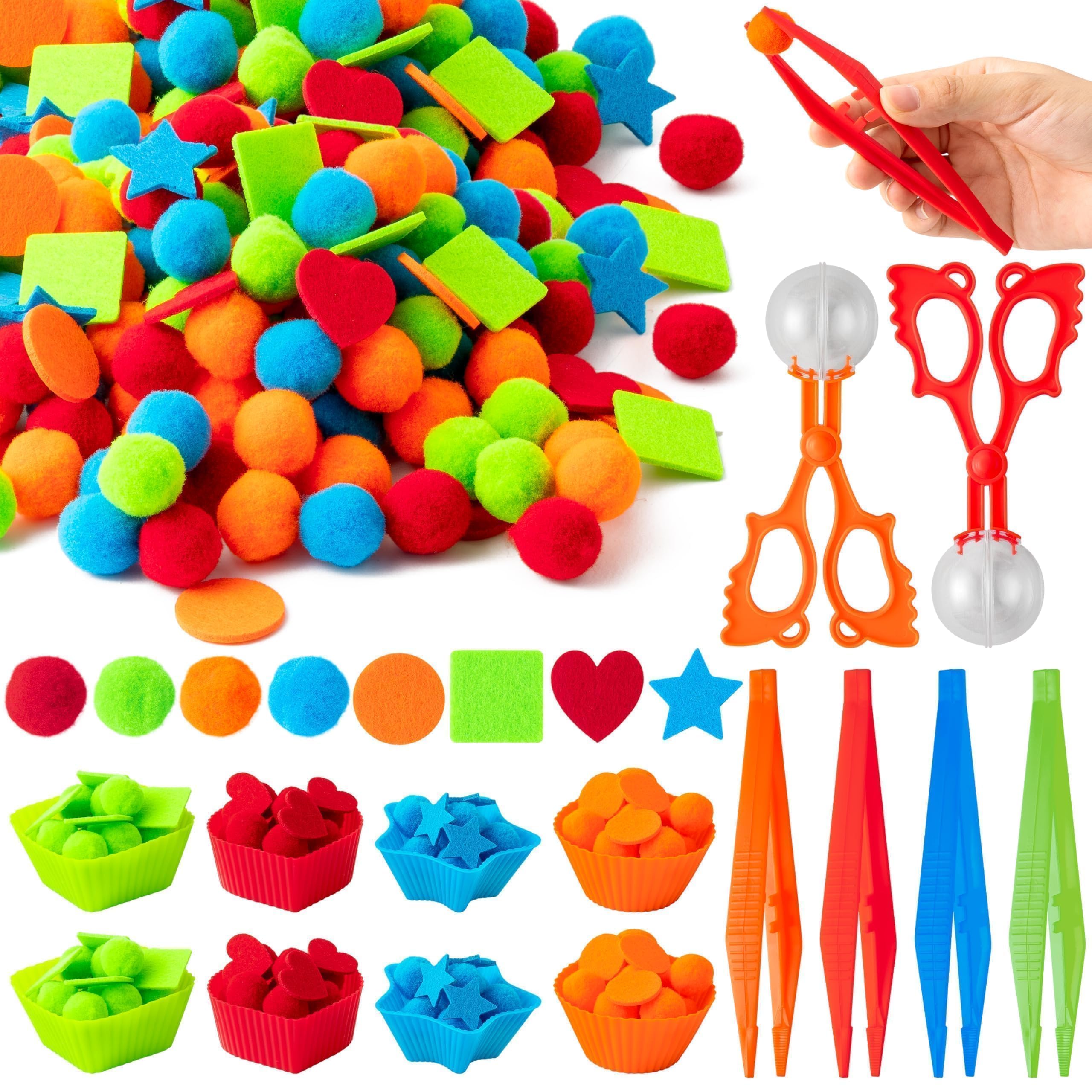 EZdhuawuse Sensory Bin Fillers for Fine Motor Play